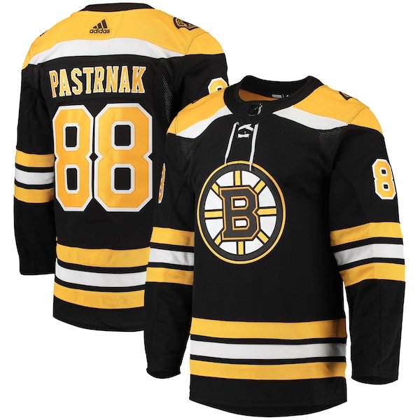 David Pastrnak Boston Bruins adidas Home Primegreen Authentic Pro Player Jersey - Black