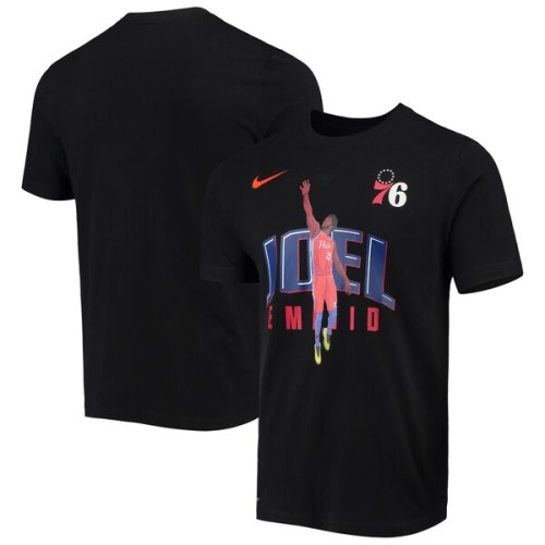 Joel Embiid Philadelphia 76ers Nike Hero Performance T-Shirt - Black
