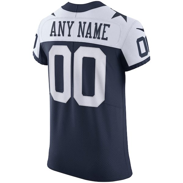 Dallas Cowboys Nike Alternate Vapor Elite Custom Jersey - Navy