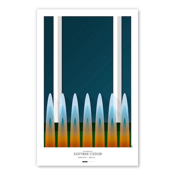 Kansas City Royals 11'' x 17'' Stadium Art Poster