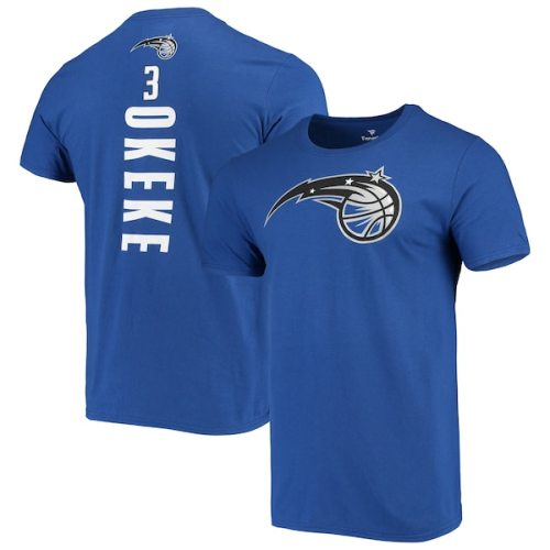 Chuma Okeke Orlando Magic Fanatics Branded Playmaker Name & Number Team Logo T-Shirt - Blue