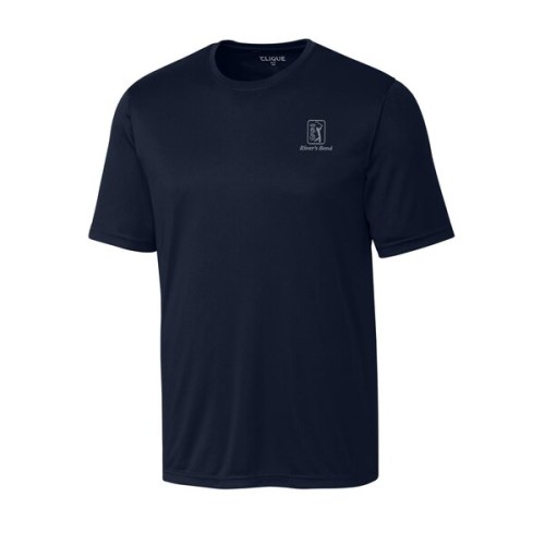 TPC River's Bend Cutter & Buck Spin Jersey T-Shirt - Navy