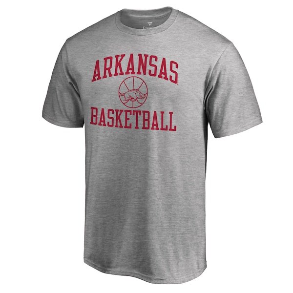 Arkansas Razorbacks Fanatics Branded In Bounds T-Shirt - Heathered Gray