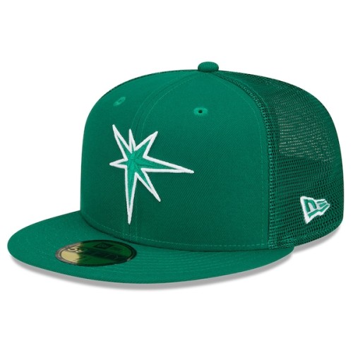Tampa Bay Rays New Era 2022 St. Patrick's Day On-Field 59FIFTY Fitted Hat - Green