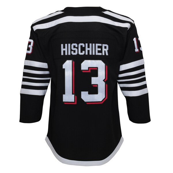 Nico Hischier New Jersey Devils Youth 2021/22 Alternate Premier Player Jersey - Black