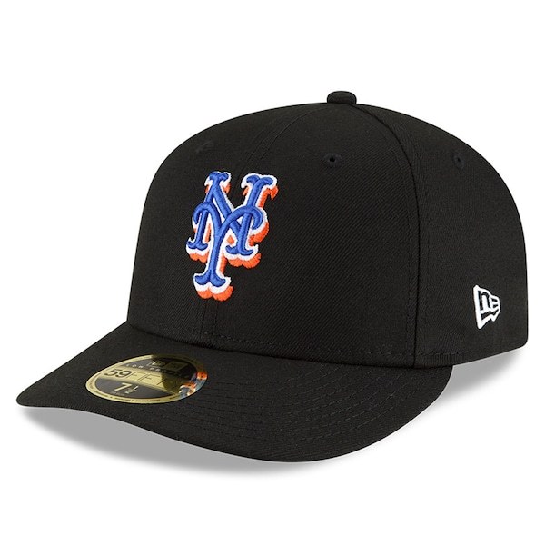 New York Mets New Era Authentic Collection On-Field Alternate Low Profile 59FIFTY Fitted Hat - Black