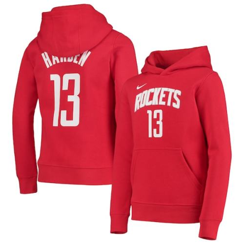 James Harden Houston Rockets Nike Youth Name & Number Pullover Hoodie - Red