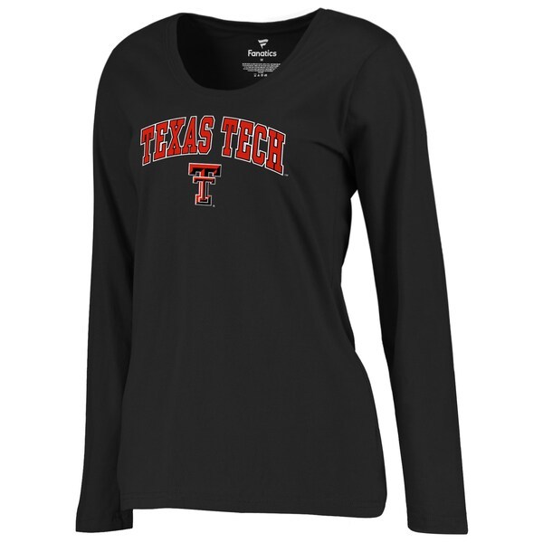 Texas Tech Red Raiders Women's Campus Long Sleeve T-Shirt - Black