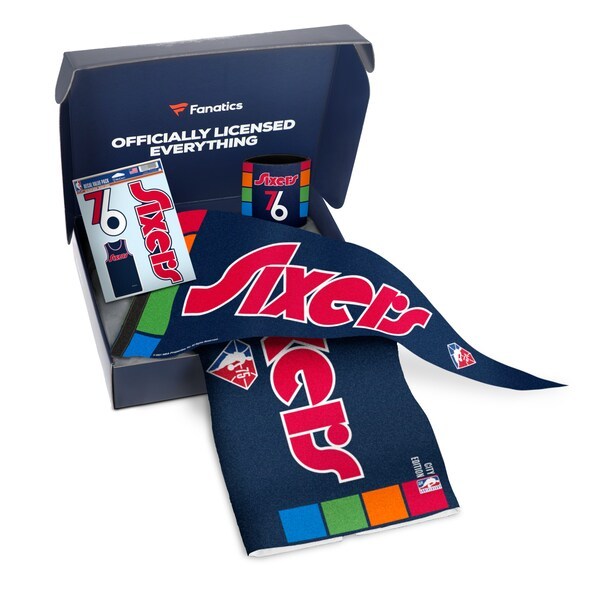 Philadelphia 76ers Fanatics Pack City Edition Gift Box - $50+ Value