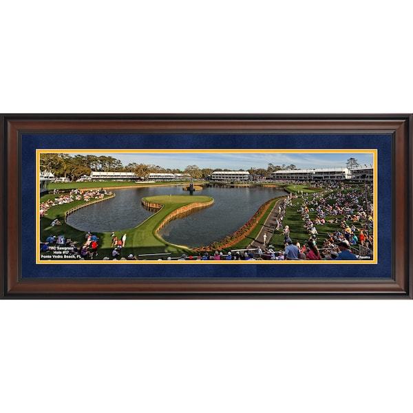 Fanatics Authentic Framed 10" x 30" THE PLAYERS Hole #17 PGA TOUR Panoramic Photograph