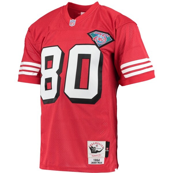 Jerry Rice San Francisco 49ers Mitchell & Ness 1994 Authentic Retired Player Jersey - Scarlet