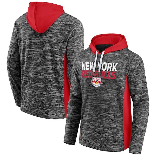 New York Red Bulls Fanatics Branded Shining Victory Space-Dye Pullover Hoodie - Charcoal