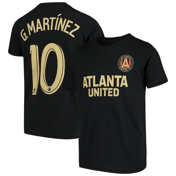 Gonzalo Martinez Atlanta United FC Youth Name & Number T-Shirt - Black