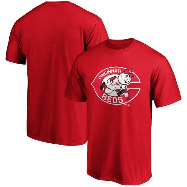 Cincinnati Reds Fanatics Branded Cooperstown Collection Forbes Team T-Shirt - Red