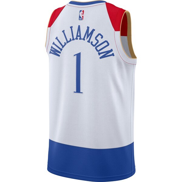 Zion Williamson New Orleans Pelicans Nike Youth 2020/21 Swingman Jersey White - City Edition