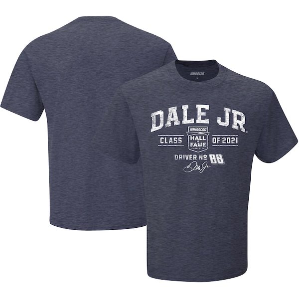 Dale Earnhardt Jr. Hall of Fame T-Shirt - Heathered Navy