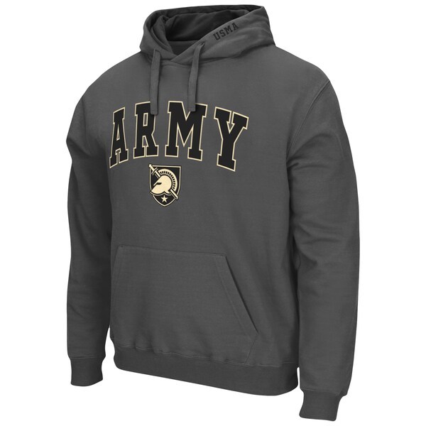 Army Black Knights Colosseum Arch & Logo 3.0 Pullover Hoodie - Charcoal