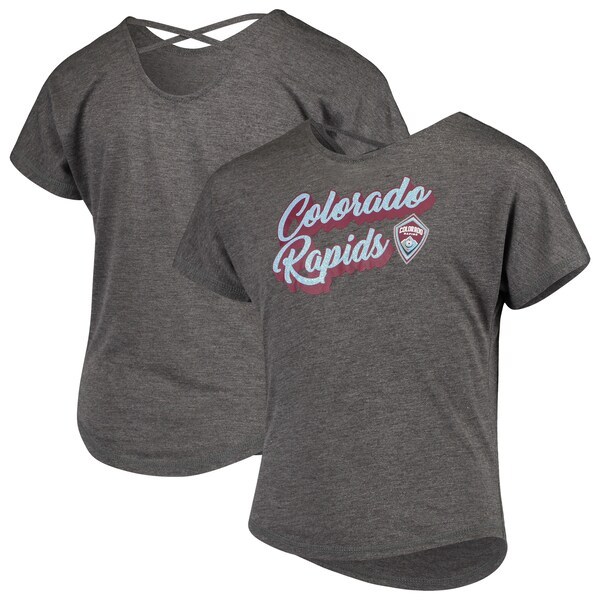 Colorado Rapids Fanatics Branded Girls Youth Team T-Shirt - Heathered Gray