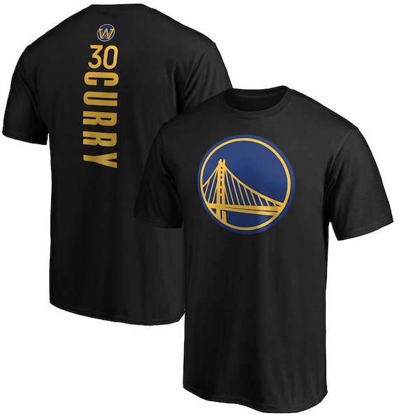 Stephen Curry Golden State Warriors Fanatics Branded Playmaker Name & Number Team T-Shirt - Black