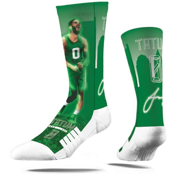 Jayson Tatum Boston Celtics Strideline Youth Hometown Hero Socks