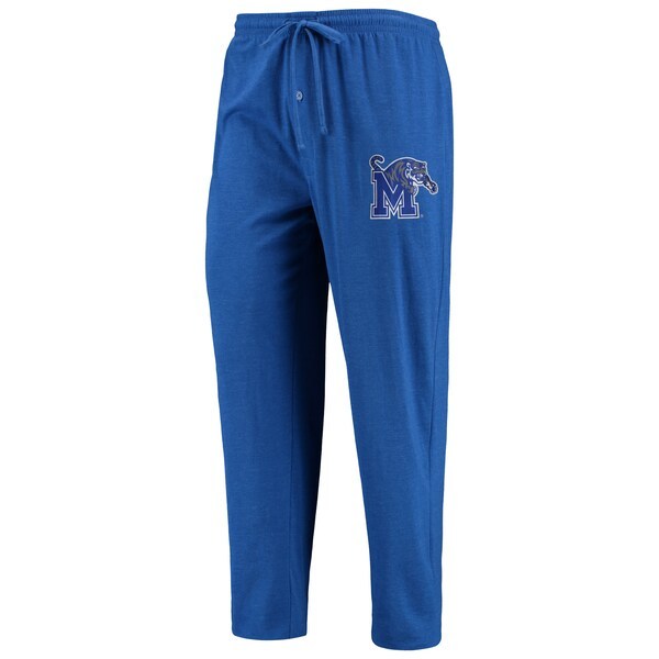 Memphis Tigers Concepts Sport Meter Long Sleeve T-Shirt & Pants Sleep Set - Royal/Heathered Charcoal