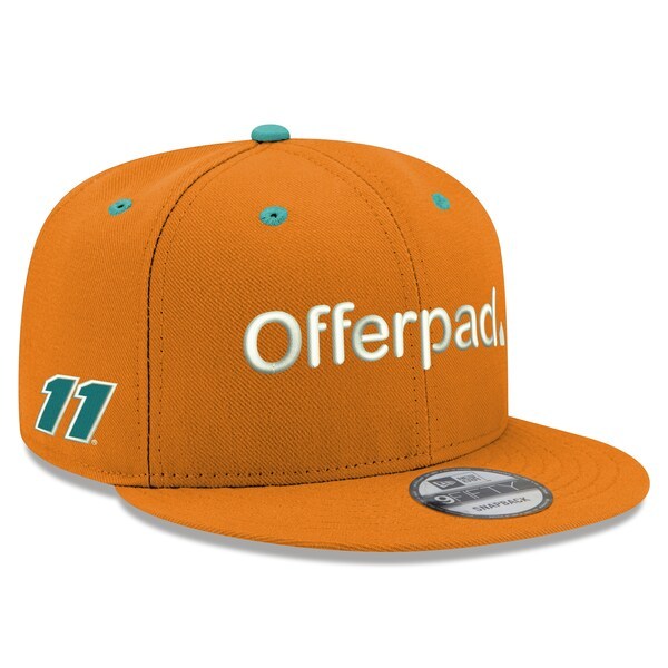 Denny Hamlin New Era Sponsor 9FIFTY Snapback Adjustable Hat - Orange