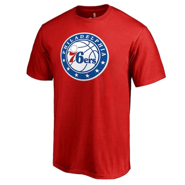 Joel Embiid Philadelphia 76ers Fanatics Branded Backer Name & Number T-Shirt - Red