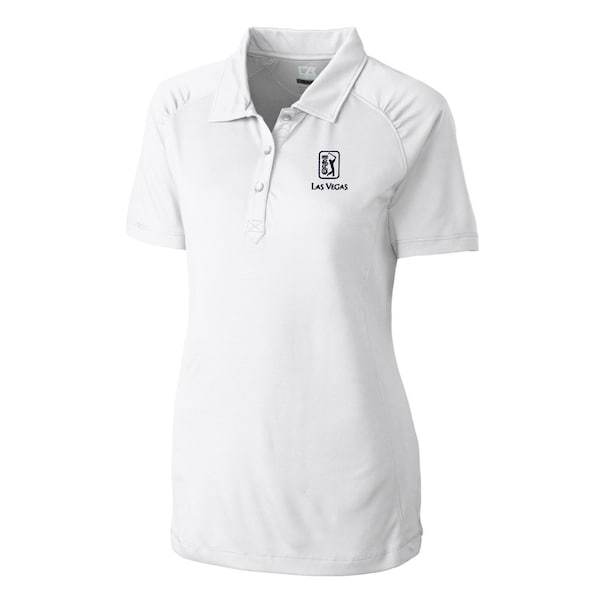 TPC Las Vegas Cutter & Buck Women's DryTec Northgate Polo - White