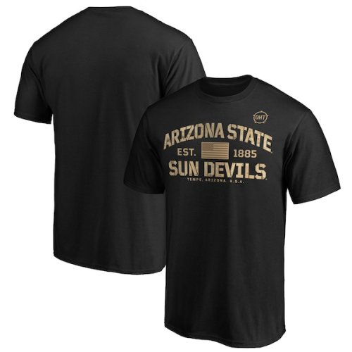 Arizona State Sun Devils Fanatics Branded OHT Military Appreciation Boot Camp T-Shirt - Black