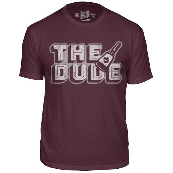 Mississippi State Bulldogs Original Retro Brand The Dude Cowbell T-Shirt - Maroon