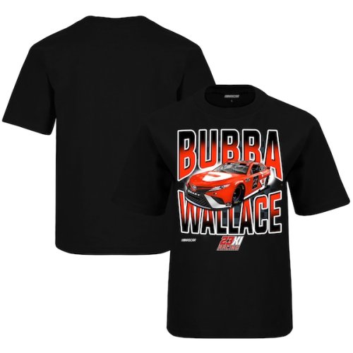 Bubba Wallace Checkered Flag Youth Door Dash Blister T-Shirt - Black
