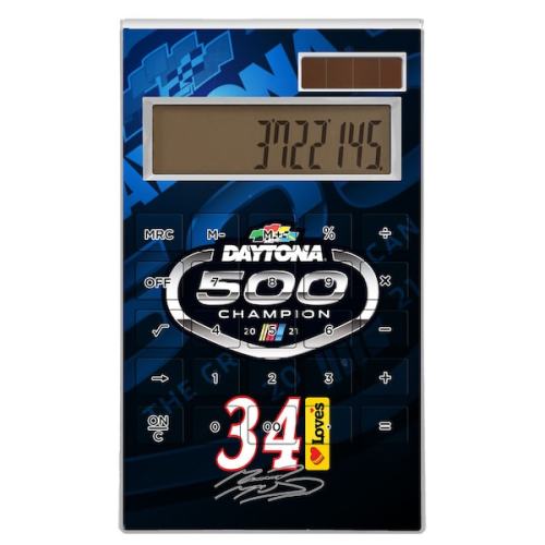 Michael McDowell 2021 Daytona 500 Champion Desktop Calculator