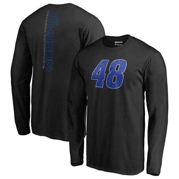 Jimmie Johnson Fanatics Branded Static Long Sleeve T-Shirt - Black