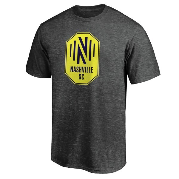 Nashville SC Fanatics Branded Logo T-Shirt - Charcoal