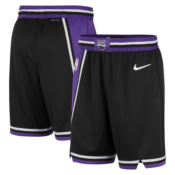 Sacramento Kings Nike 2021/22 City Edition Swingman Shorts - Black/Purple