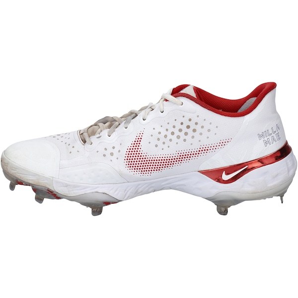 J.T. Realmuto Philadelphia Phillies Fanatics Authentic Game-Used White Cleats vs. Miami Marlins on July 16, 2021