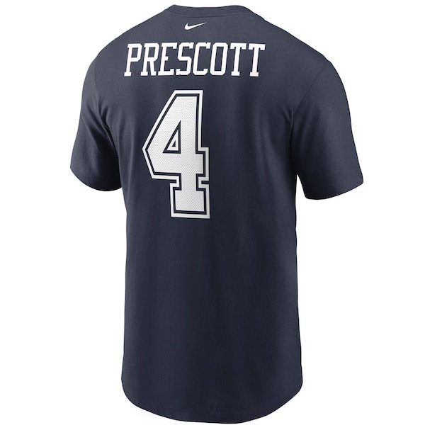 Dak Prescott Dallas Cowboys Nike Name & Number T-Shirt - Navy
