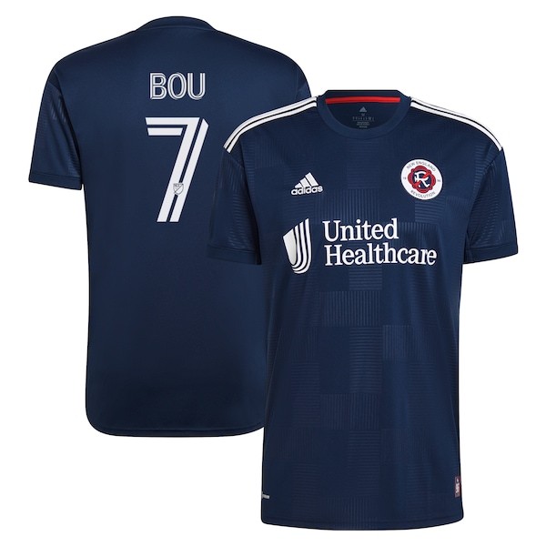 Gustavo Bou New England Revolution adidas 2022 The Liberty Kit Replica Player Jersey - Navy