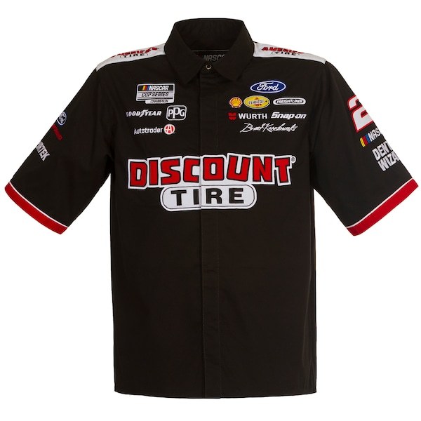 Brad Keselowski JH Design Discount Tire Official Pit Shirt - Black