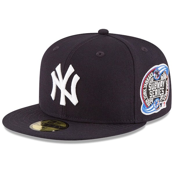 New York Yankees New Era Side Patch 2000 Subway World Series 59FIFTY Fitted Hat - Navy