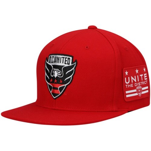 D.C. United Mitchell & Ness Unite the District Snapback Hat - Red