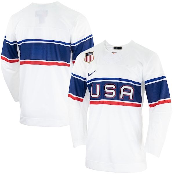 Team USA Hockey Nike 2022 Winter Olympics Collection Jersey - White