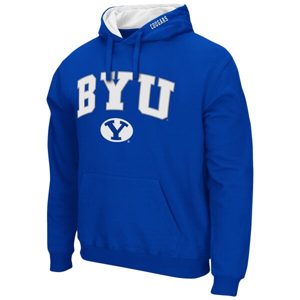 BYU Cougars Colosseum Arch & Logo 3.0 Pullover Hoodie - Royal