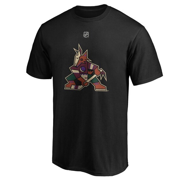 Arizona Coyotes Fanatics Branded Personalized Authentic T-Shirt - Black