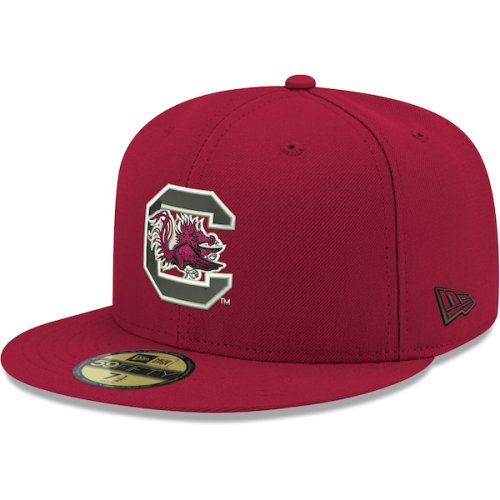 South Carolina Gamecocks New Era Logo Basic 59FIFTY Fitted Hat - Garnet