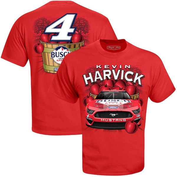 Kevin Harvick Stewart-Haas Racing Team Collection Busch Light Apple 2-Spot T-Shirt - Red