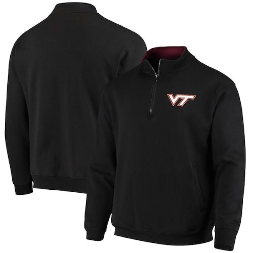 Virginia Tech Hokies Colosseum Tortugas Logo Quarter-Zip Jacket - Black
