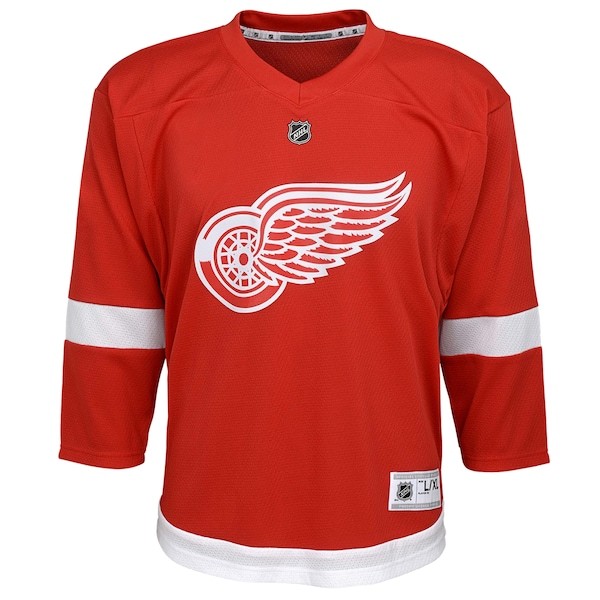 Detroit Red Wings Youth Home Replica Blank Jersey - Red