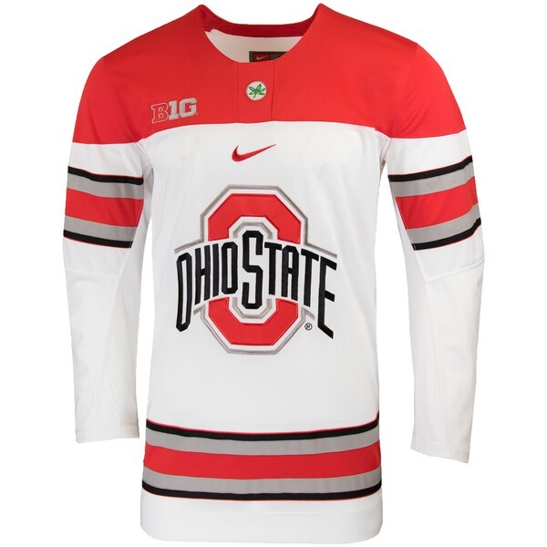 Ohio State Buckeyes Nike Replica College Hockey Jersey - White