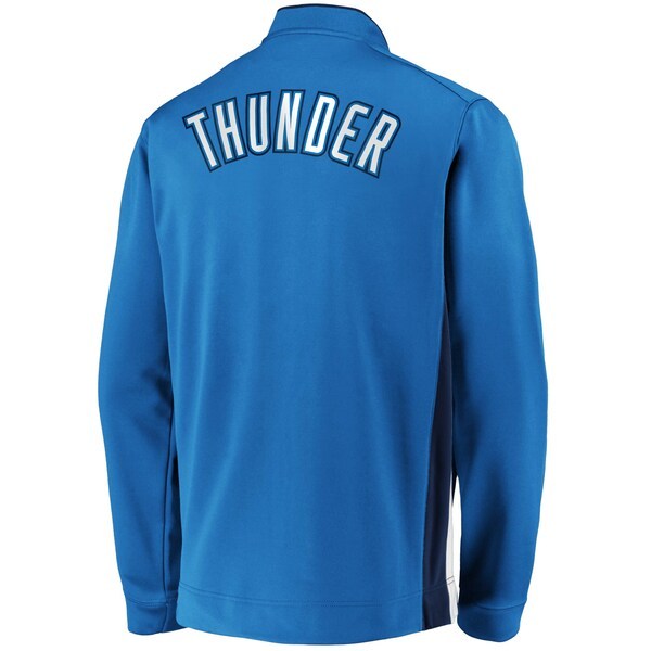Oklahoma City Thunder Fanatics Branded Exclusive Mock Neck Full-Zip Jacket - Blue